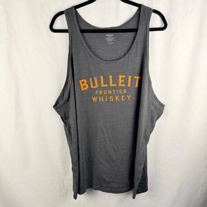 Bulleit Bourbon Men's Gray Muscle Tank Top Size XXL NWT